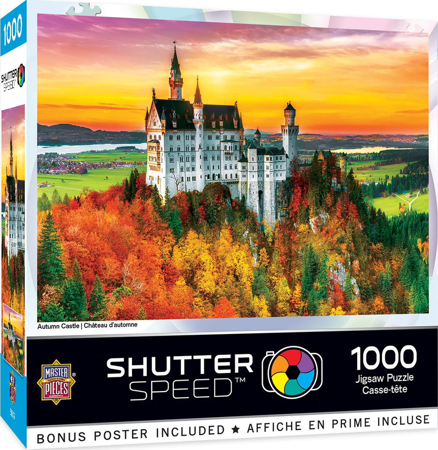 Masterpieces 1000 Piece Jigsaw Puzzle For Adults, Family, Or Kids - Autumn Castle - 19.25'X26.75'