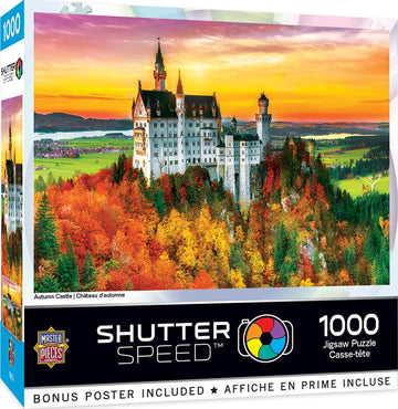 Masterpieces 1000 Piece Jigsaw Puzzle For Adults, Family, Or Kids - Autumn Castle - 19.25'X26.75'