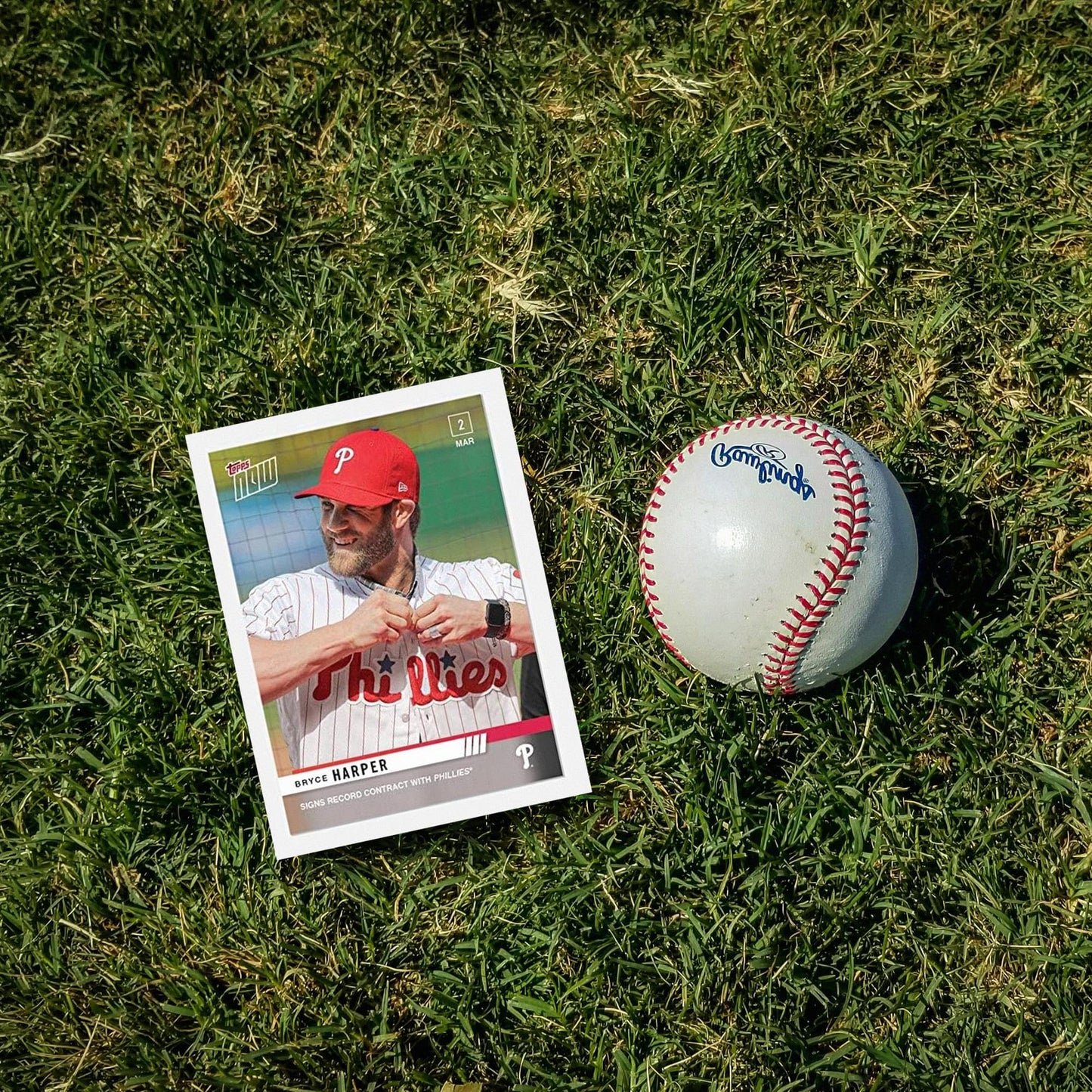 Philadelphia Phillies Bryce Harper Mlb Topps Now Card St-3