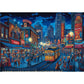 500 Piece Jigsaw Puzzles For Adults, Street Vintage Night Scene With Musicians Puzzle For Adults - Hard Unique Difficult Challen