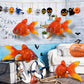 Jet Creations Inflatable Aquatic Animal Goldfish, Pack Of 4, 20 Inches Long Toys For Kids 3 Year And Up, Decoration With Hanger