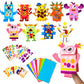 Watinc 9Pack Hand Puppet Art Craft - Diy Making Your Own Paper Sock Puppets Kits Wiggle Googly Eyes, Imaginative Early Learning Classroom Family Storytelling Games Pretend Party Supplies (Monsters)