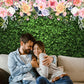 Avezano Flower Photography Backdrop Green Spring Grass Lawn Party Background Floral Grass Birthday Baby Shower Miss to Mrs Weddi