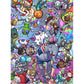 Taozi&Lizhi The Original 1000 Piece Puzzle, Fart-Tastic Rainbow Universe, No Dust Leisure Animal Puzzle, Colorful Funny Art Puzz
