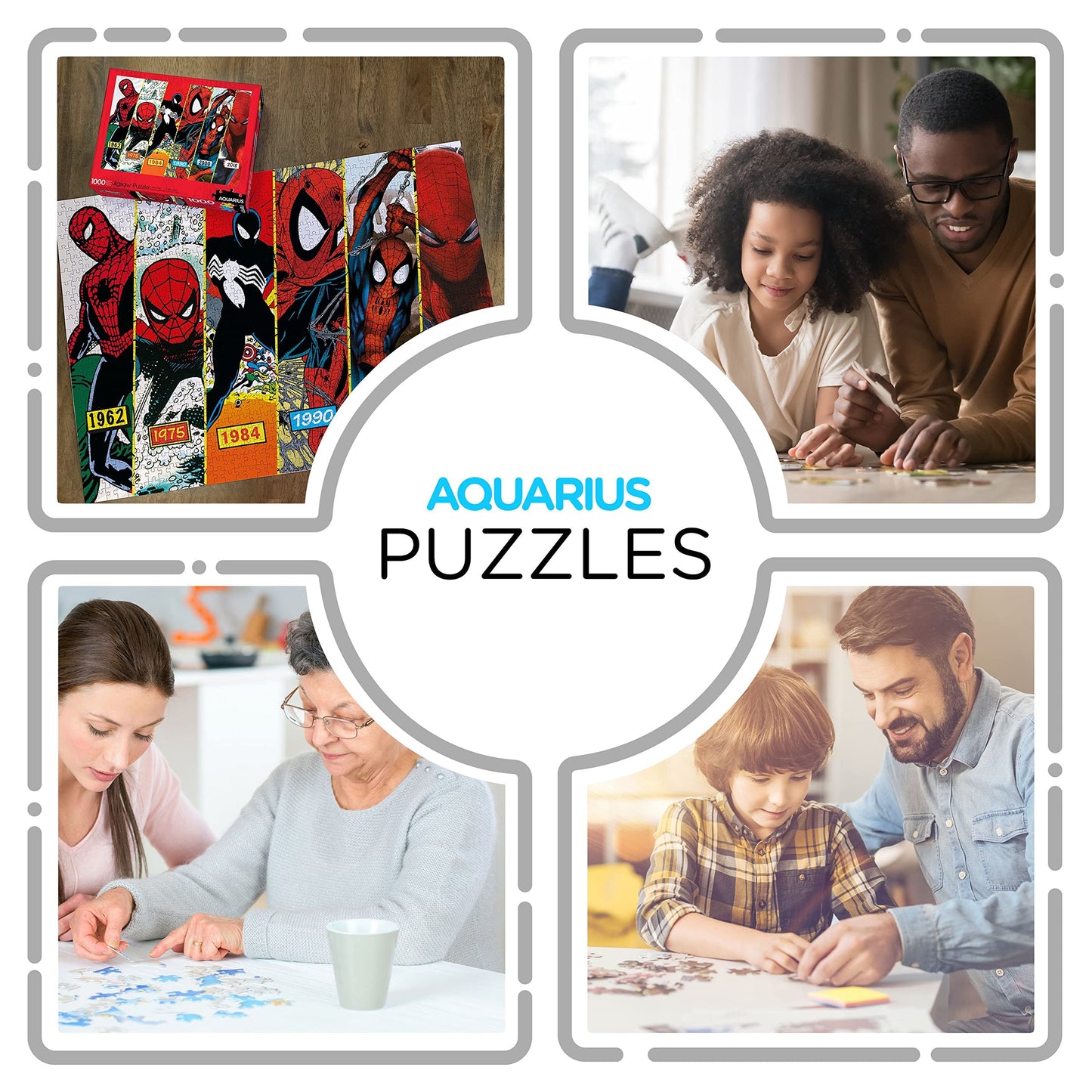 Aquarius Marvel Spider-Man Puzzle (1000 Piece Jigsaw Puzzle) - Glare Free - Precision Fit - Officially Licensed Marvel Merchandise & Collectibles - 20 X 28 Inches