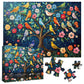 PICKFORU Mosaic Tree of Life Puzzles for Adults 1000 Pieces, Unique Bird Jigsaw Puzzles,Vintage Art Flower 1000 Piece Puzzle