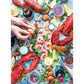 RoseArt 1000 Piece Jigsaw Puzzle - Dennis Prescott Summer Vibe Seafood, Multi-colored, Cardboard, Model 6600ZZE
