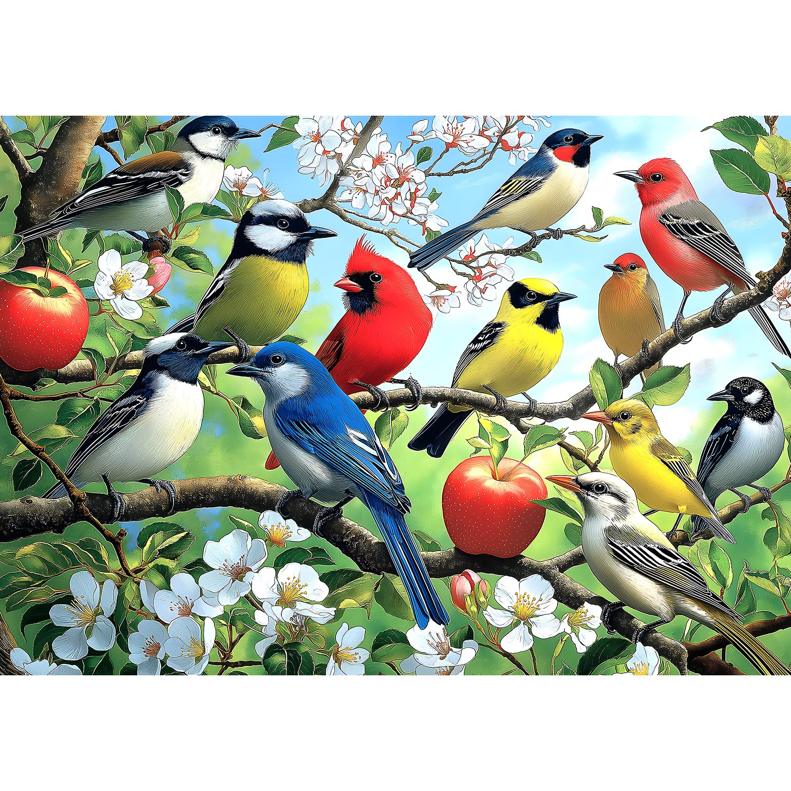 Flowers Birds 1000 Piece Puzzle For Adults Unique Puzzles For Adults 1000 Pieces Hummingbird Jigsaw Puzzles 1000 Pieces Family C