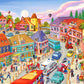 Jigsaw Puzzles for mature-themeds 1000 Piece Puzzle for mature-themeds 1000 Pieces Puzzle 1000 Pieces-Small Town Life