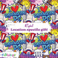 PLUSHOLOGY I Love Washington DC Graffiti Style Teddy Bear Stuffed Animal; Cuddly Soft Velboa Plush Animal for Kids 3 Years Old to mature-themeds; Child-Safe Embroidered Face Details (10 Tall When Seated)