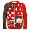 FOCO NFL Tampa Bay Buccaneers BUSY BLOCK Ugly Sweater, X-Large