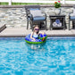 Poolmaster Swimming Pool Float Split Pool Ring, Snake, Green