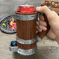Munnygrubbers - Tavern Mug Dice Tower - No Paint Odorless Insulated Cup Can Dice Tower - (Random 7Pcs D20 Dice Set Included) - Dice Holder - Dungeons And Dragons - Dnd Gift - (Black/Bronze)