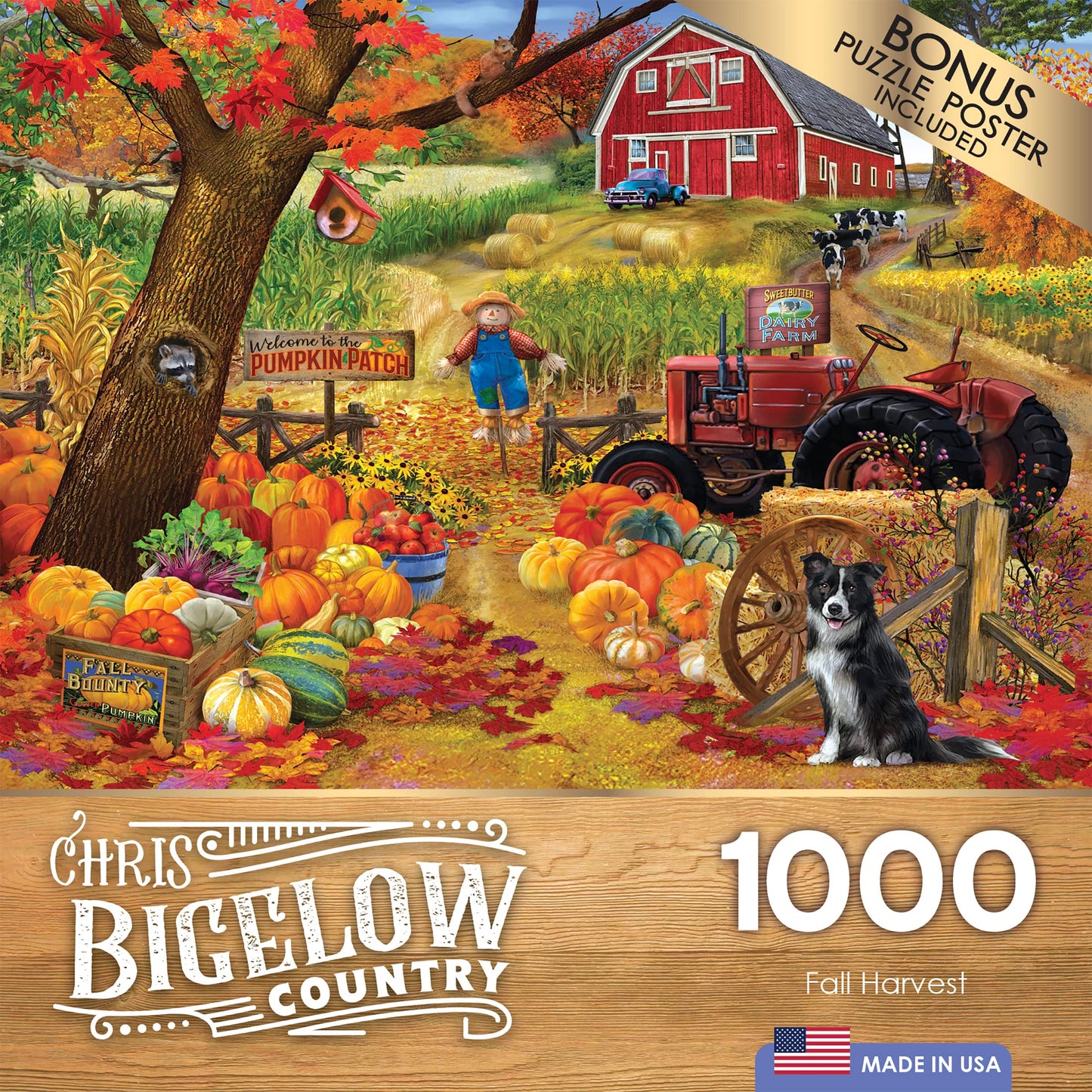 Roseart - Chris Bigelow - Fall Harvest - 1000 Piece Jigsaw Puzzle For Adults