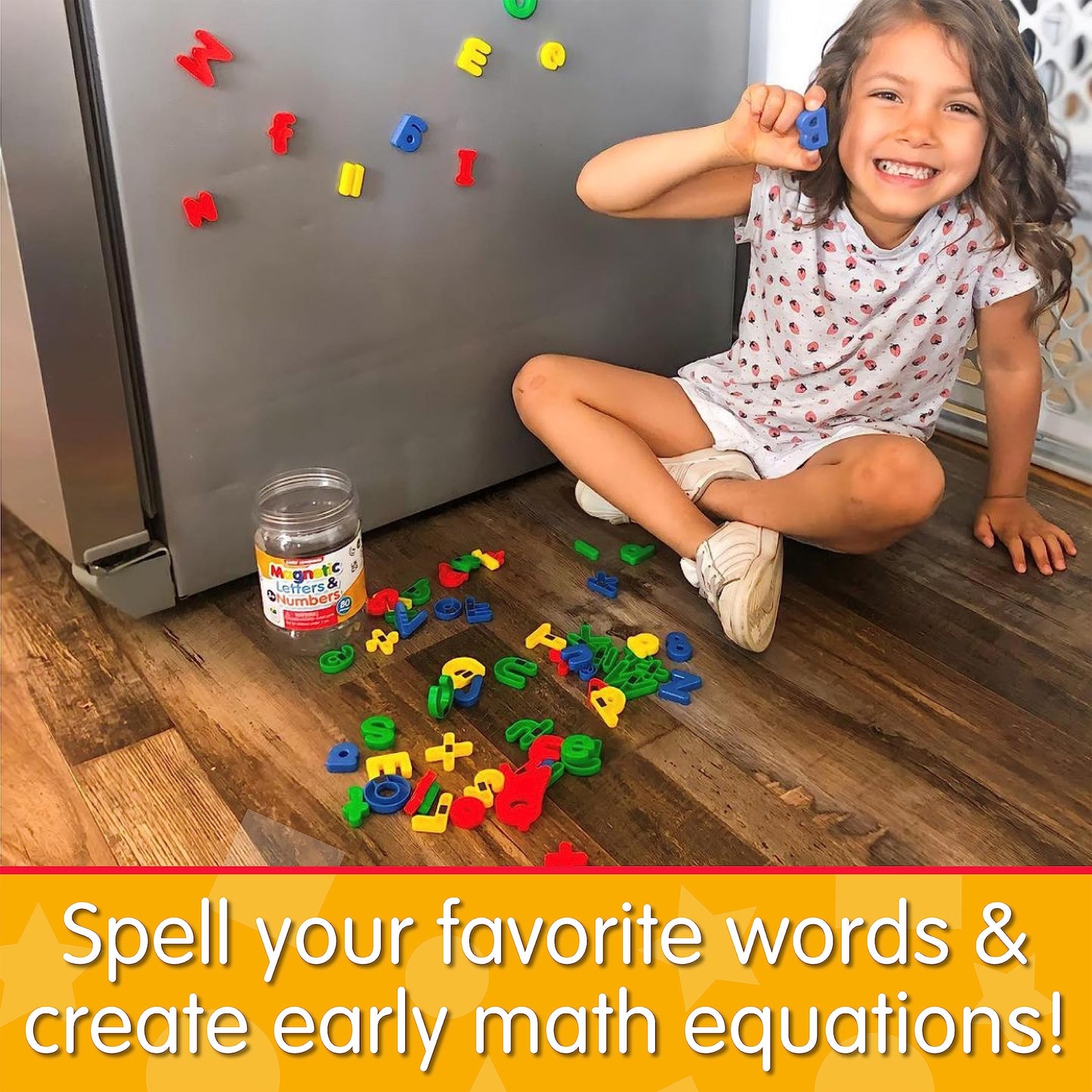 The Learning Journey: Magnetic Letters And Numbers For Toddlers - Abc 123 Alphabet Toy Magnets - 80-Piece Fridge Magnets For Kids And Toddlers - Toys & Gifts For Boys & Girls Ages 3 Years And Up