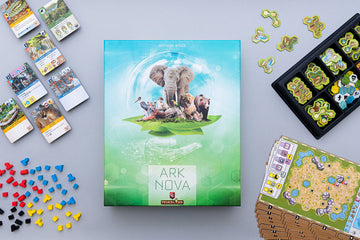 Capstone Games Ark Nova Strategy Board Game, Card Drafting & Hand Management, 1-4 Players, 90-150 Min Play, Multi, Model FEUARK01