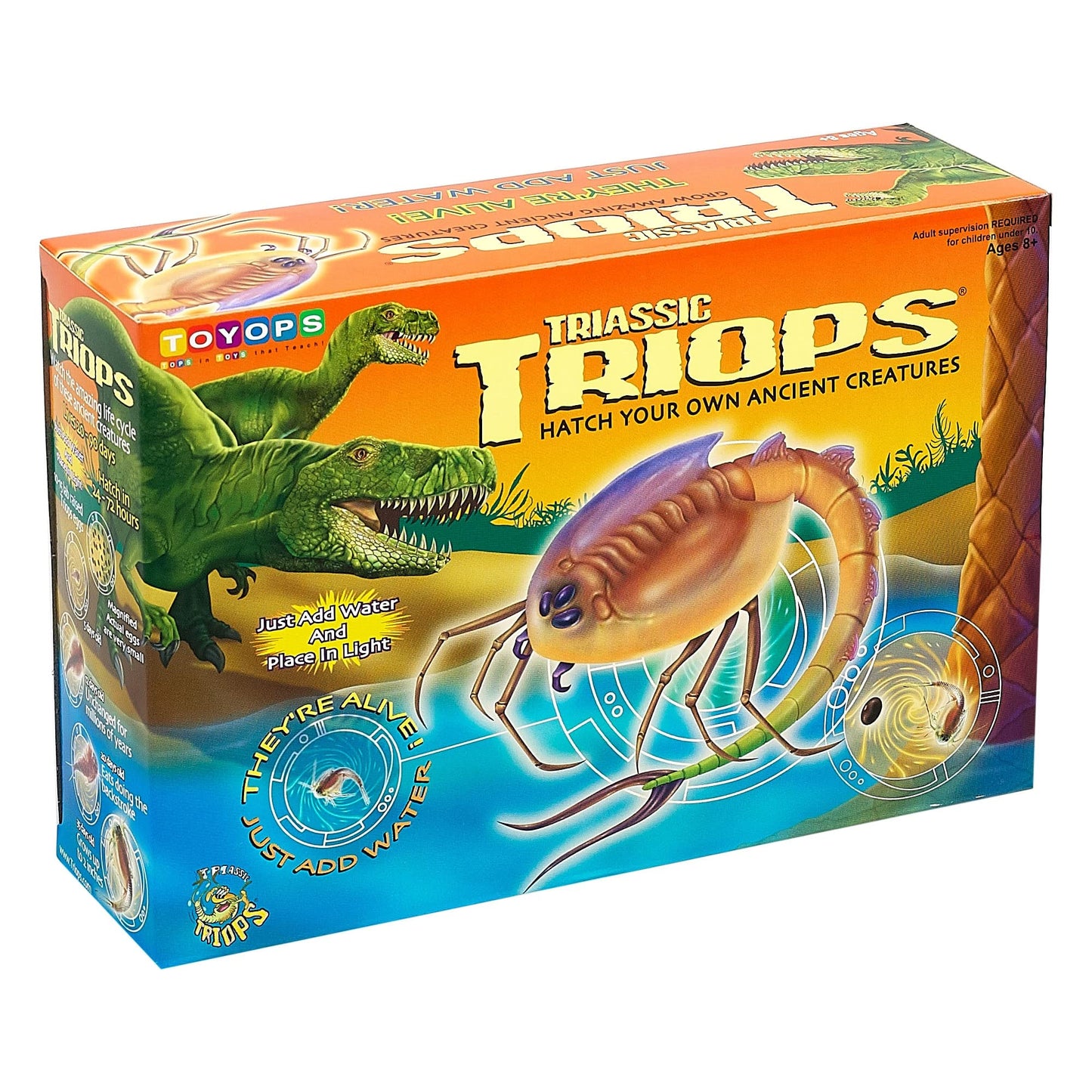 Triassic Triops - Triops Kit, Contains Eggs, Aquarium, Food, Instructions And Helpful Hints To Hatch And Grow Your Own Prehistor
