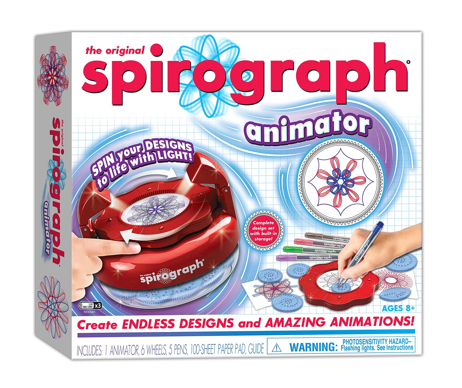 Spirograph  Animator  The Classic Craft and Activity to Make and Bring Countless Amazing Designs to Life  For Ages 8+