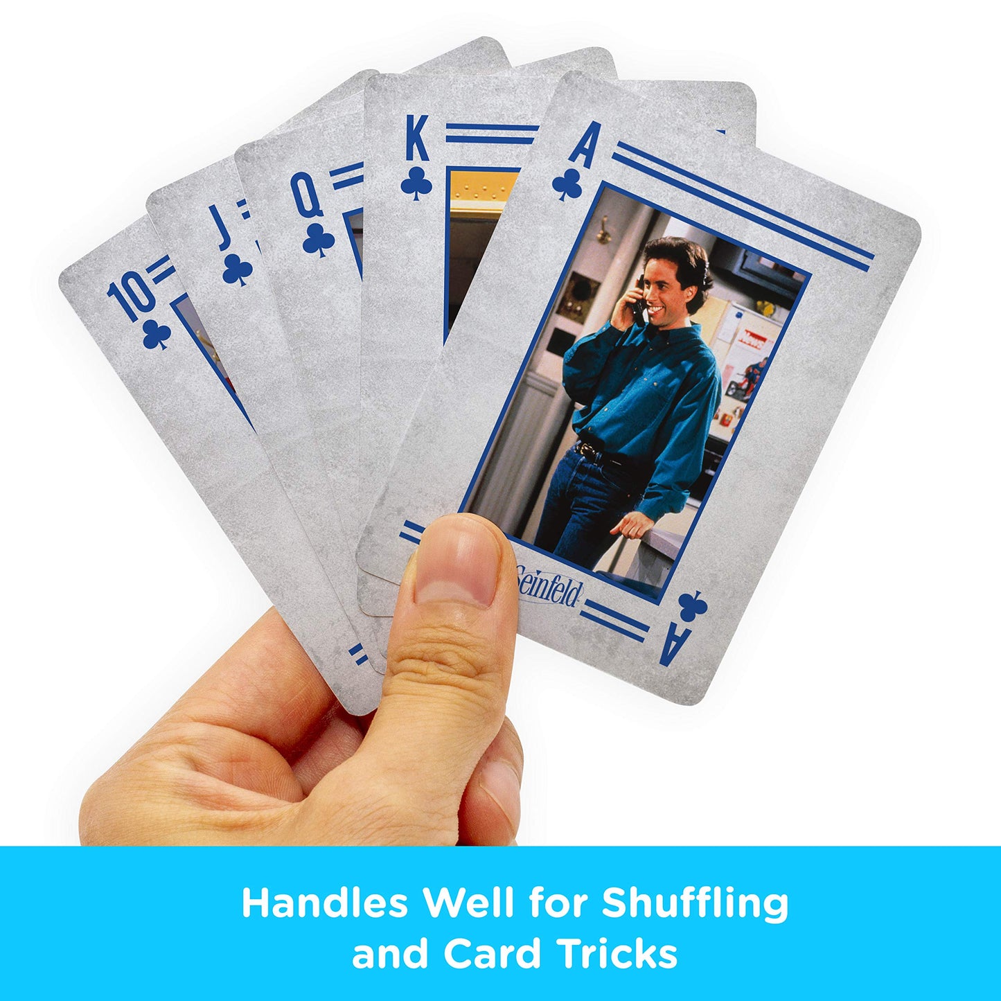 Aquarius Seinfeld Playing Cards - Seinfeld Photos Themed Deck Of Cards For Your Favorite Card Games - Officially Licensed Seinfeld Merchandise & Collectibles