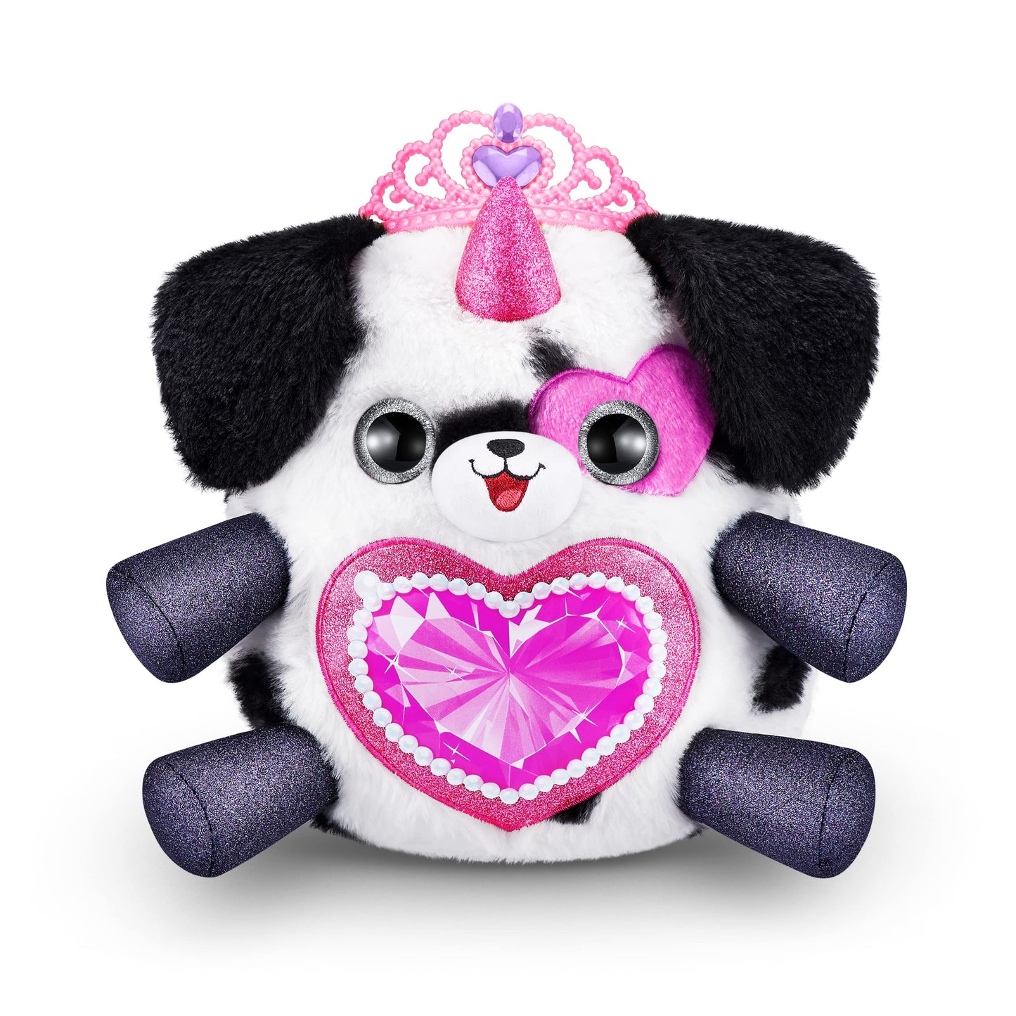 Rainbocorns Fairycorn Princess Surprise Plush, 11" Collectible, Wearable Fairy Wings, Series 2, Cotton, Puppy, Ages 3+