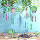 JellyArch Wind Chime Kit - 30 Pack Summer Ocean Sea Animal Crafts, Small, Multicolor, DIY Marine Ornaments for Kids' Activities