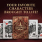 theory11 Harry Potter Playing Cards - Poker Size, FSC-Certified Paper, Gryffindor Red, Model HARRY-POTTER-RED