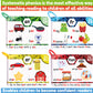 Phonics Flash Cards - Learn To Read In 20 Stages - Digraphs Cvc Blends Long Vowel Sounds - Games For Kids Ages 4-8 Kindergarten First Second Grade Homeschool Educational Study Activity
