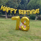 SHUNTAI Jumbo Gold Number Balloons 73 - Foil Mylar Birthday Decorations for 73rd Theme Party Supplies