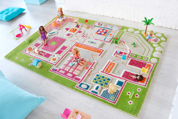 Ivi Playhouse Green 3D Play Mat, Non-Toxic, Stain Resistant, Educational Montessori Activity Toys For Kids, Medium, 59' L X 39' W