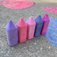 Urban Infant Non-Toxic Sidewalk Chalk for Toddlers and Kids - Washable Outdoor Jumbo Chalk - Berry Land