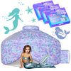 Skywin Air Tent Kids Fort Playhouse Fan Tent (Mermaid) - 3 Pack Improved Inflatable Fort Sets Up and Stores Away in Seconds (Fan