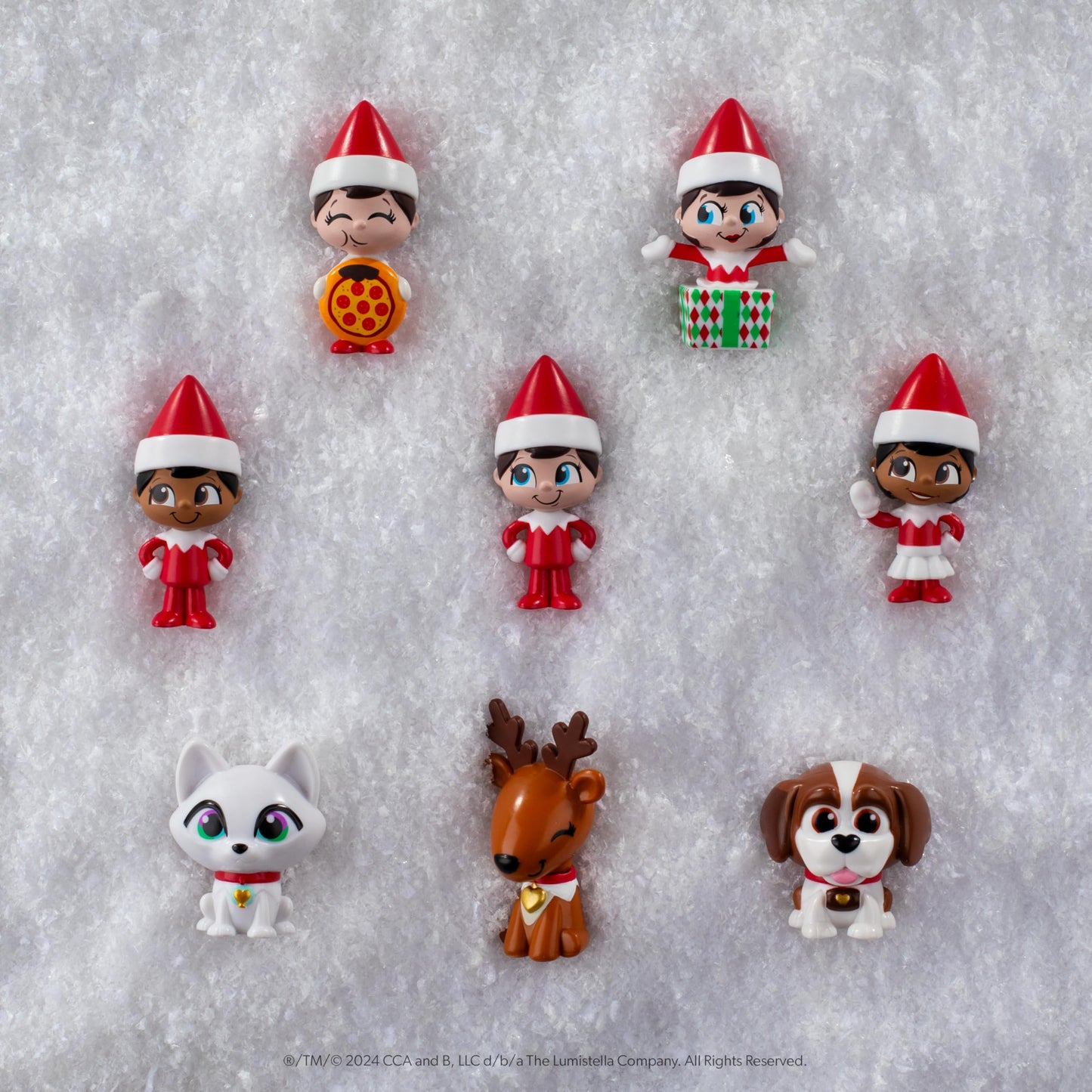 The Elf on the Shelf Secret SnoPrize Series 4 - Holiday Surprise Globe with Magic Snow Reveal & 1 Mystery Mini Figure - Scout El