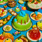 Piecework Puzzles Triumph Of Gluttony 1000 Piece Puzzle For Adults, Challenging Jigsaw Puzzle With Dessert Pastry Imagery, Soft-