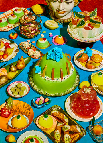 Piecework Puzzles Triumph Of Gluttony 1000 Piece Puzzle For Adults, Challenging Jigsaw Puzzle With Dessert Pastry Imagery, Soft-