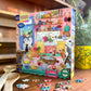 eeBoo Piece & Love Pink Kitchen 1000 Piece Puzzle - Adult Square Jigsaw, 23x23, Glossy Pieces with Image Reference Insert