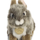 Aurora® Adorable Miyoni® Tots Baby Bunny Stuffed Animal - Lifelike Detail - Cherished Companionship - Gray 7 Inches