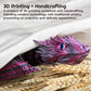 Guwewu Feathered Wyvern Dragon, 3D Printed Dragon, Articulated Dragon, Fidget Dragon, 3D Printed Toys, Desktop Pet (Crimsonflame