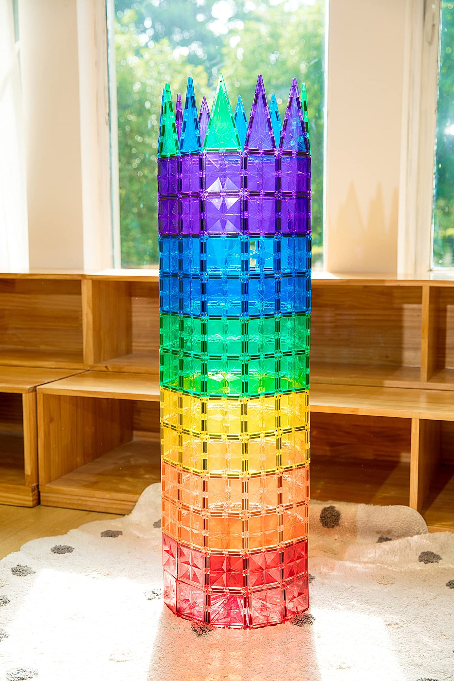 MEGAGONTILES 182PCS enhanced MagneticTiles  MagnetTiles  STEM AUTHENTICATED MEGA MagnetTiles  Magnetic Blocks  Magnetic Building Blocks  Magnets for Kids  MagneticTile Toy Boys Girls Age 3 4 5 6 7 8