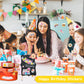 Linaye 24 Sheets Happy Birthday Stickers For Kids Adults 730 Counts Birthday Stickers Small Large Stickers For Birthday Party, B