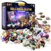 Dan&Darci Rock Collection for Kids - Includes 250+ Bulk Rocks  Gemstones & Crystals + Genuine Fossils and Minerals - 2 Lbs. - Geology Earth Science STEM Toys Activity  Gifts for Boys & Girls Ages 6+