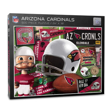 Youthefan Nfl Arizona Cardinals Retro Series Puzzle - 500 Pieces , Large
