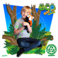 Ecobuddiez - Red Panda From Deluxebase. 8 Inch Red Panda Plush Toy. Eco Friendly Child Safe Panda Stuffed Animal Made From Recyc
