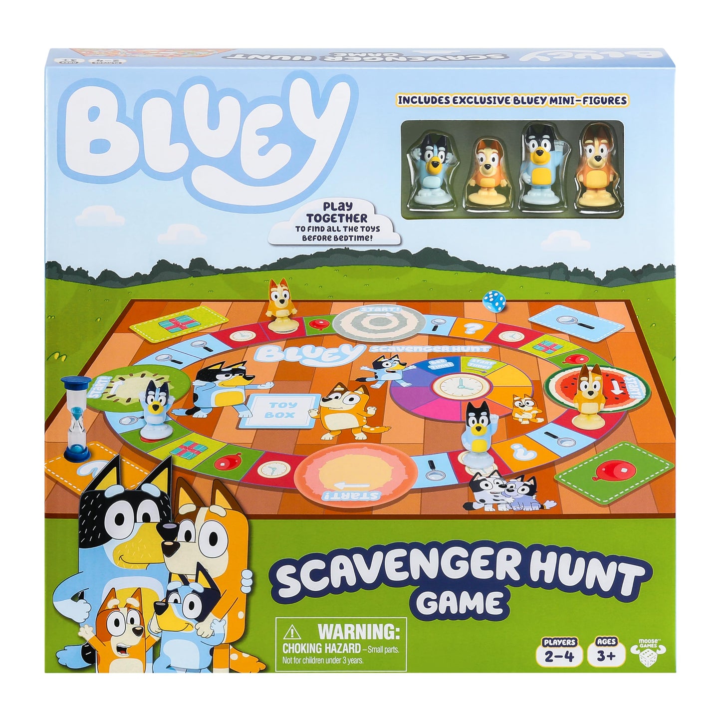 Bluey Scavenger Hunt Game. A Fun Board Game Full of Fun Activities to Perform  Things to Find and Questions to Answer
