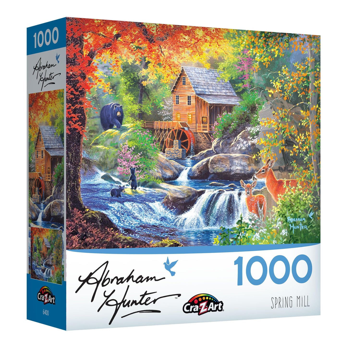 Roseart - Abraham Hunter - Spring Mill - 1000 Piece Jigsaw Puzzle For Adults