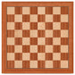 A&A 17.25'' Professional Wooden Chess Board with Storage Bag/Mahogany & Maple Inlaid / 1.75'' Squares w/o Notation