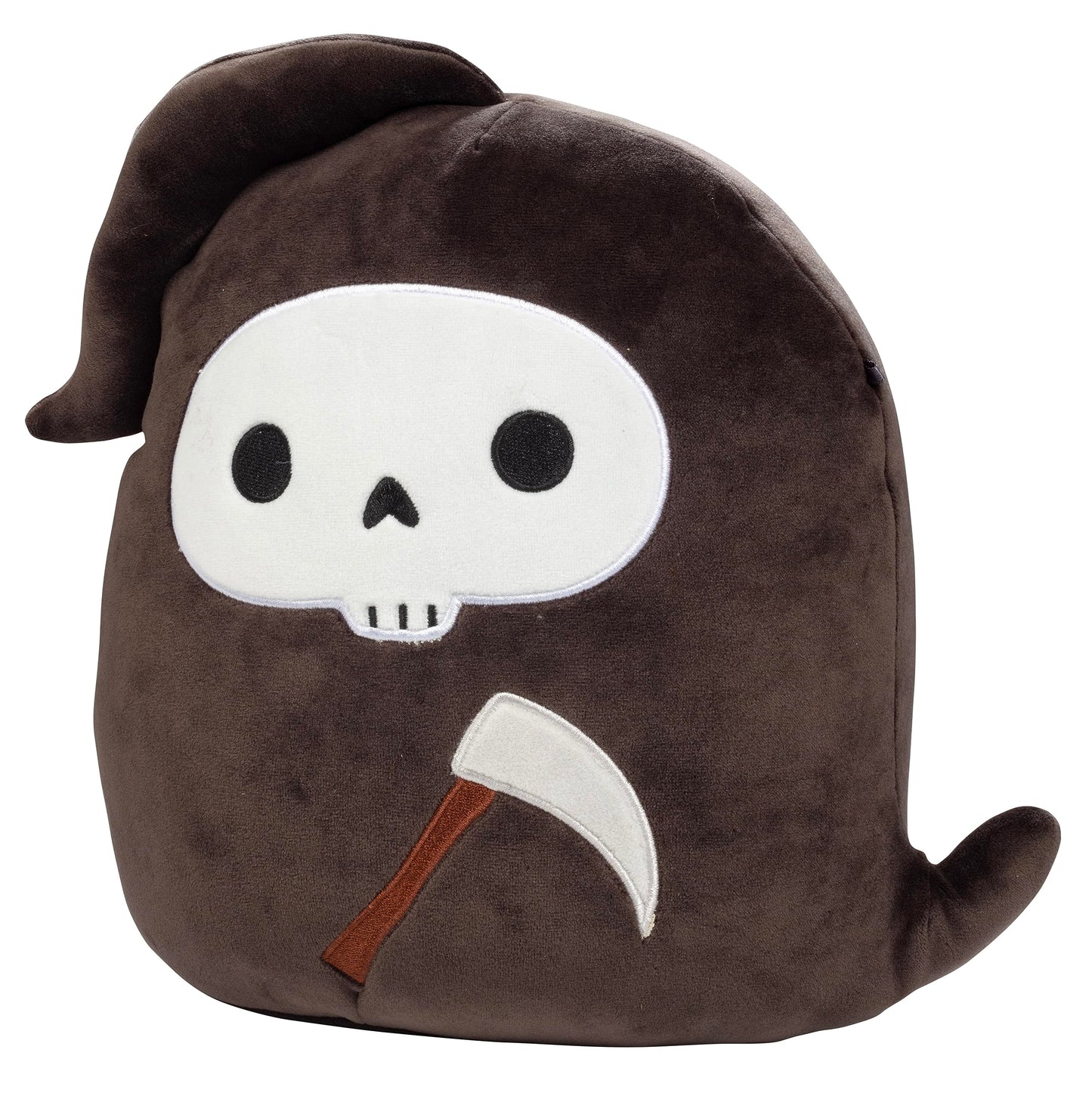 Squishmallows 10-Inch Otto The Grim Reaper Plush Toy - Soft Black Collectible Stuffed Animal for Kids, Girls & Boys - Model SQHW00688