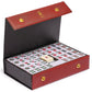 Yellow Mountain Imports 'Bamboo Oasis Chinese Mahjong Set With 146 Small Tiles And Red Vinyl Case — For Chinese Style Gameplay Only [??????????]