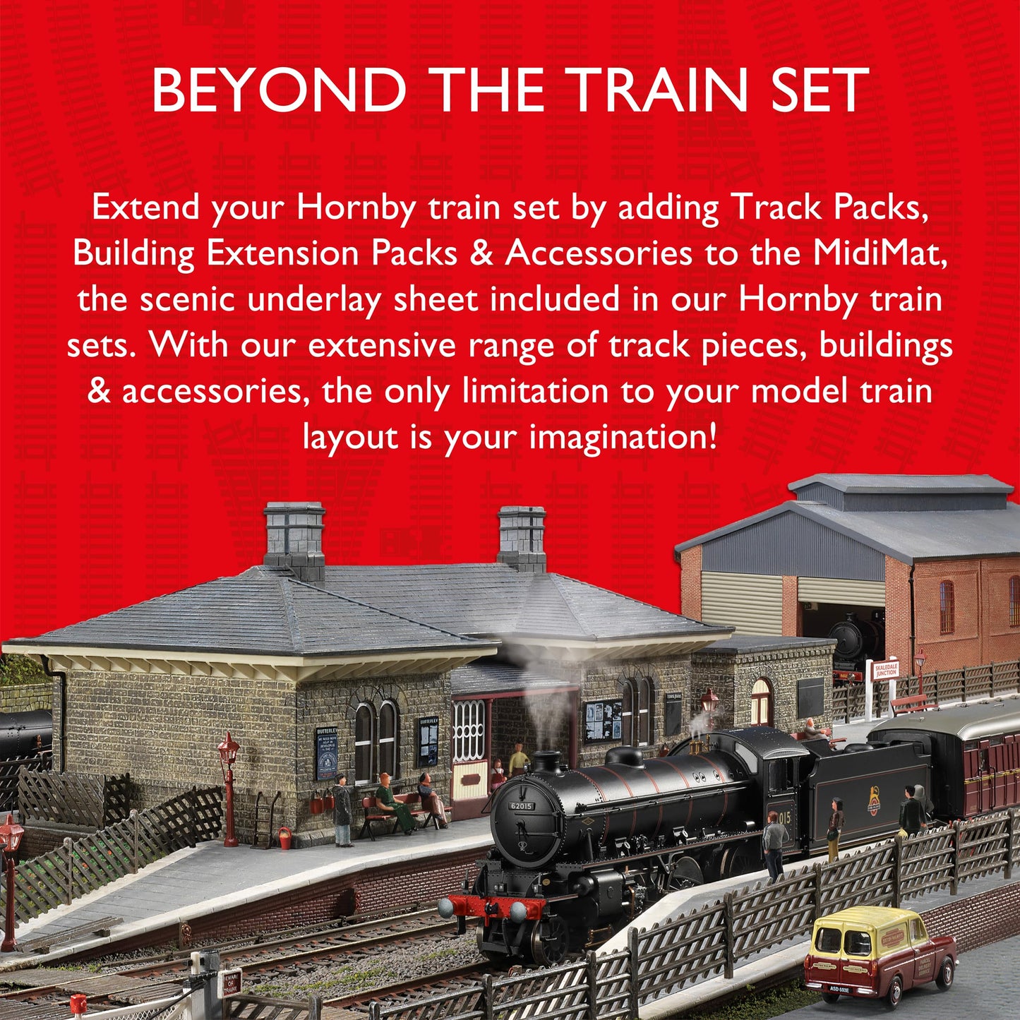 Hornby R606 2nd Radius Curve Track Pieces x 4 HO & OO Scale Model Train Track Blister Pack HT8301