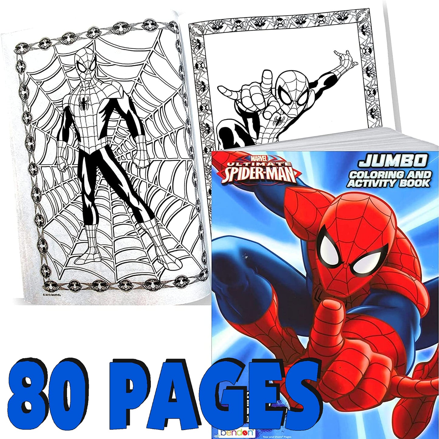 Spider-Man Coloring & Activity Book Set 2 Books