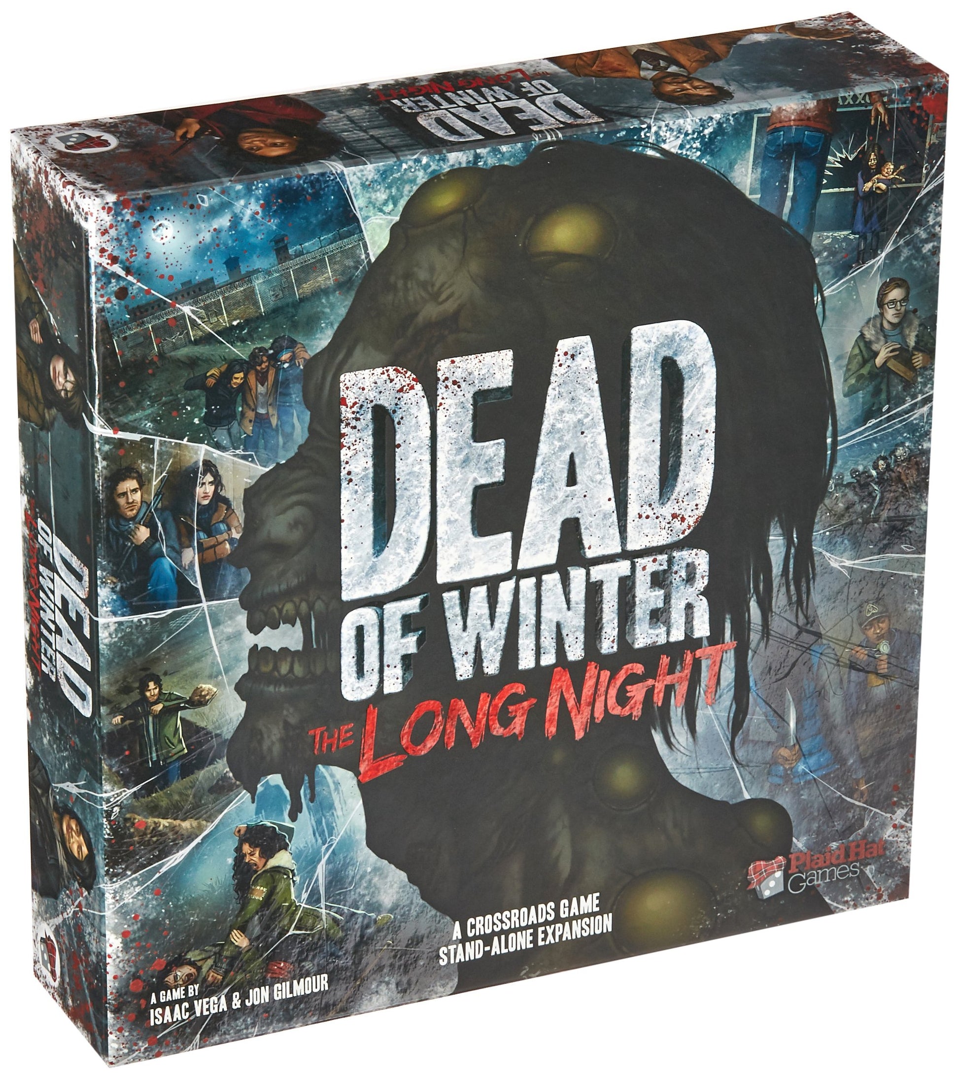 Plaid Hat Games Dead of Winter The Long Night Board Game Expansion - Post-Apocalyptic Survival Game, Strategy Game for Kids & Ad